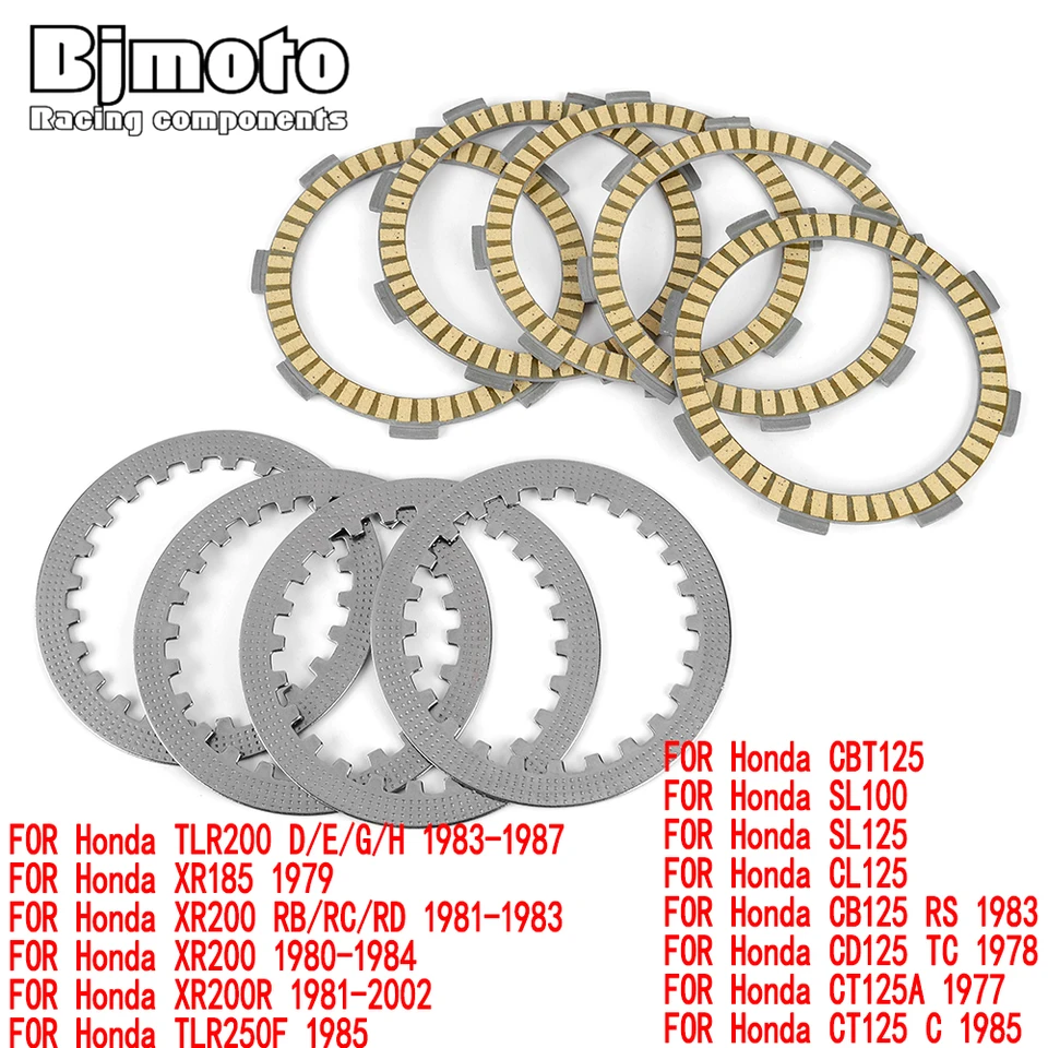 XLR 125 TRICKÉ DISCKÉ DISKY PRE HONDA XLR125 RW XR 125L CD XL CM 185 T XL-200R ATC 200 XD CD 200 TA CM200 TL 200 J/Y