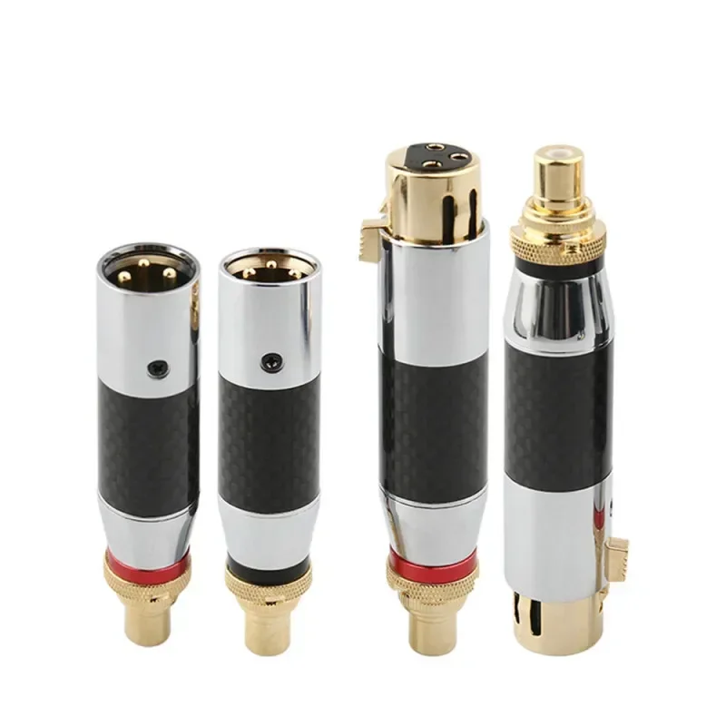 XLR 3 PIN MESE TO Jack RCA Adaptér Audio prevodník domáceho kina pre konektory reproduktorov Terminál zosilňovač RCA Socket Amp Microfón