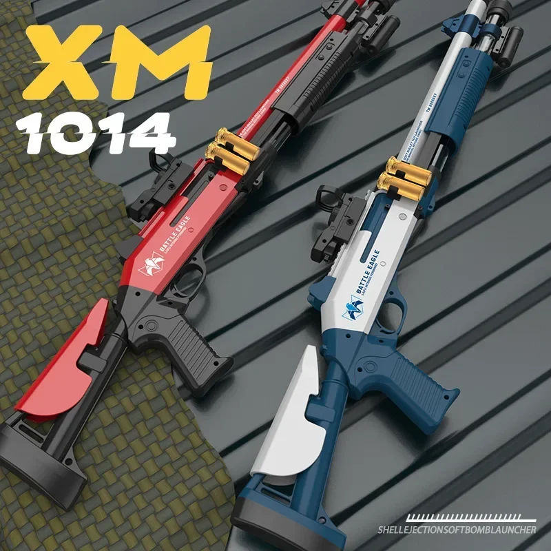 Xm1014 hračkárska pištoľ Soft Shell Ejekcia Ejekcia spúšťača Pena Pištoľ Pištoľ Model Plast blaster Armas pre dieťa dospelých vonkajších hier