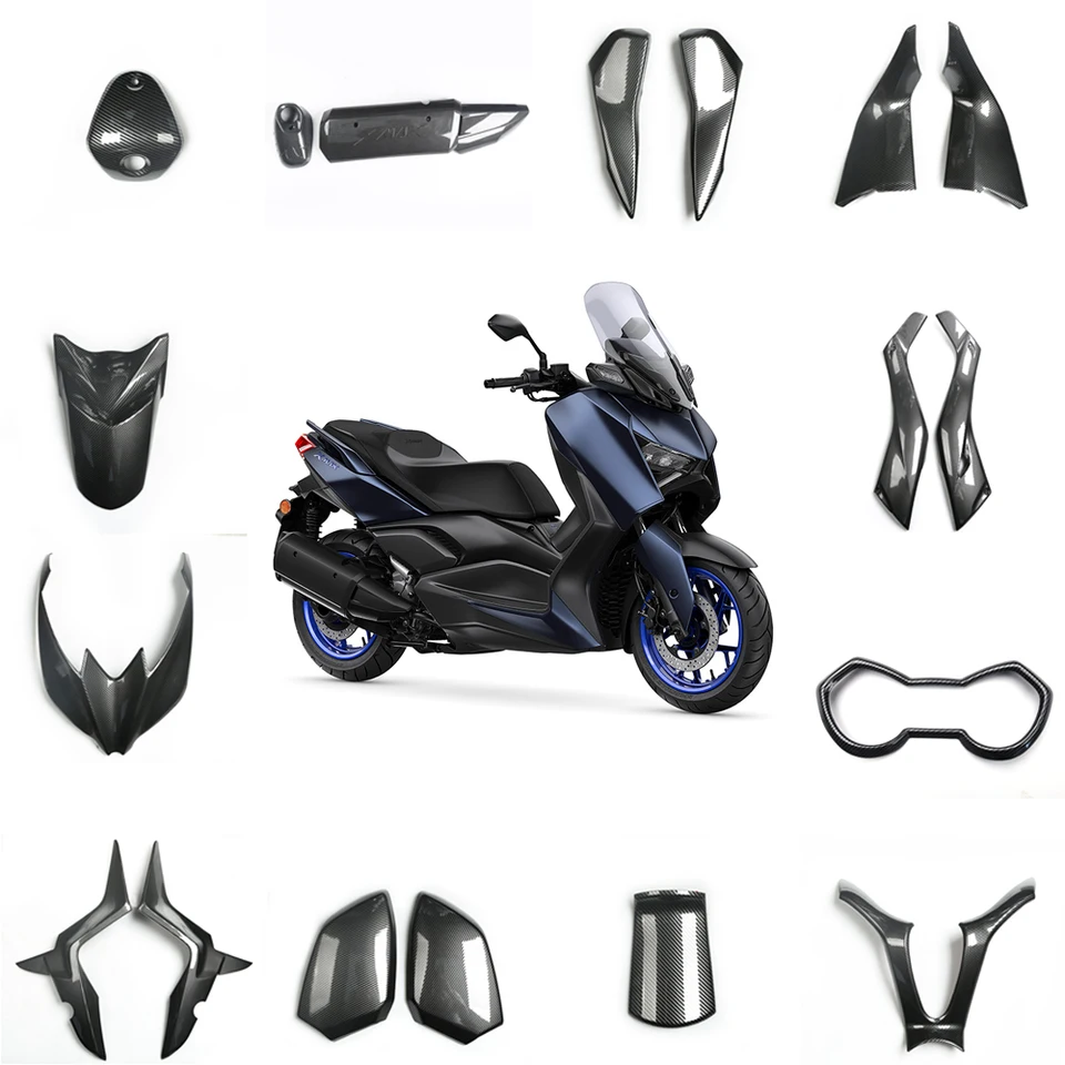 XMAX 300 Príslušenstvo pre Yamaha X MAX300 XMAX300 2017-2022 X-Max X-MAX300 Motocyklové uhlíkové vlákno dekoratívne pruh