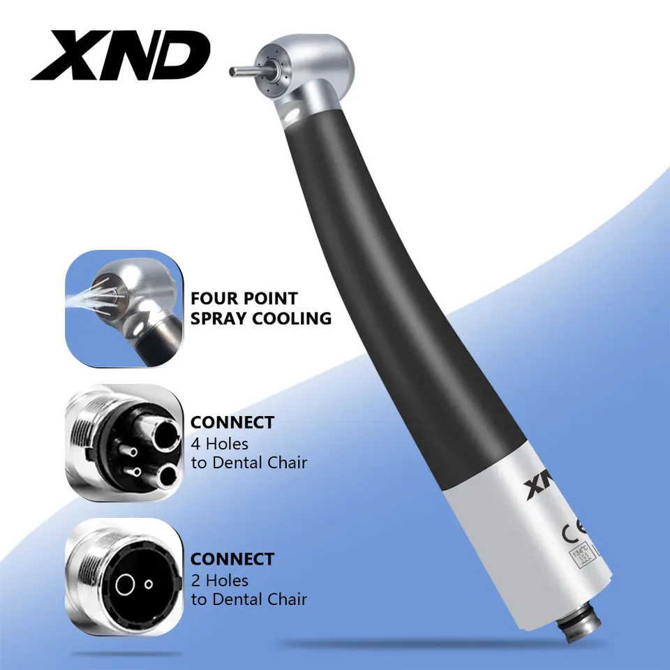 XND Dental High -Speed ​​REECPIECE s optickým krútiacim krútiacim momentom Vzduchová turbína Keramické ložisko Kompatibilné s NSK 2/4 otvor