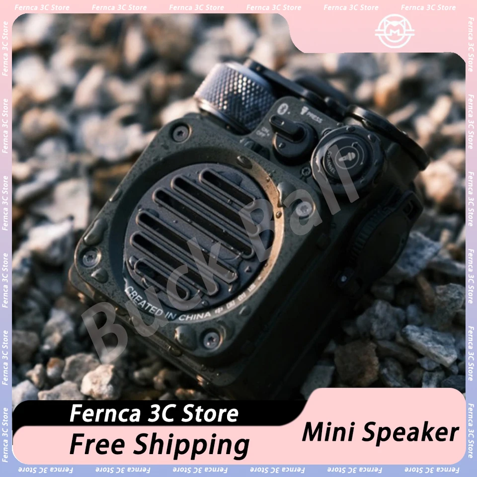 Xog Muzen Wild Mini Wireless Bluetooth reproduktor MW-PVX Prenosný vonkajší reproduktor kemping kemp