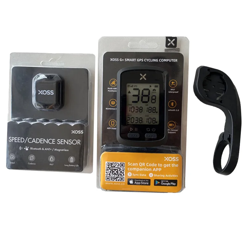 XOSS G/G+ Bike GPSComputter English Version Wireless Bicycle Hilleage Krok Frekvenčná kalkulačka výkonovej kalkulačky