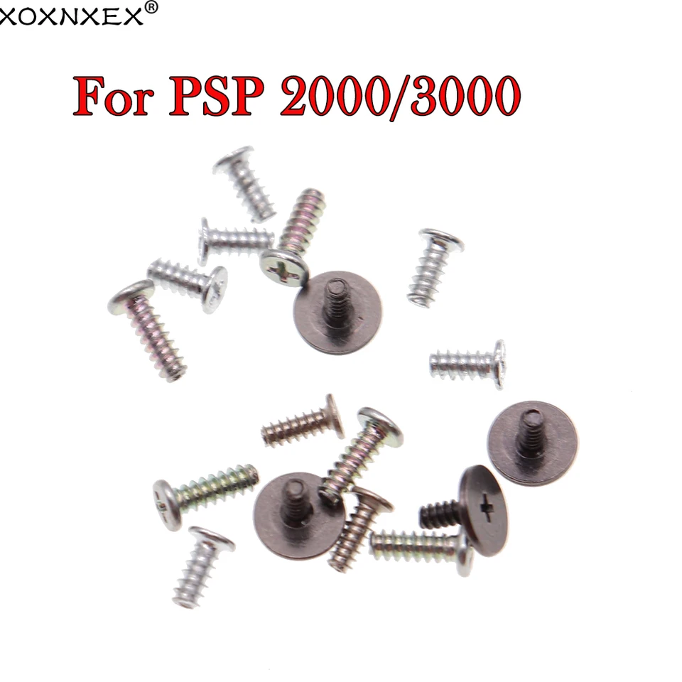 Xoxnxex úplné nasadené skrutky pre PSP 2000 3000 Slim Opravy dielov pre PSP 2000 3000