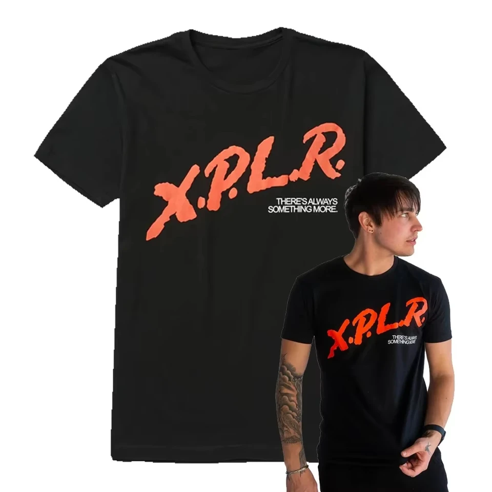 Xplr Sam a Colby Dare Merch Tričko Crewneck Krátke rukávy Tee Men Dámske tričko Harajuku Streetwear 2023 módne oblečenie