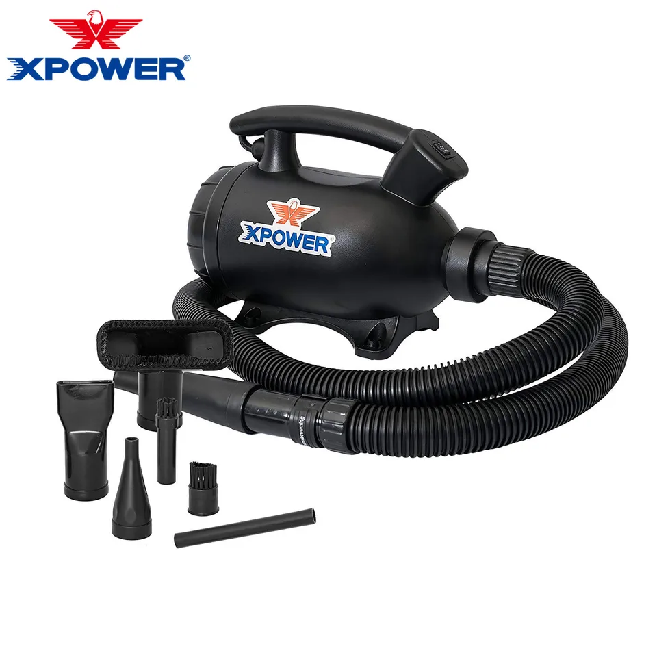Xpower Dogs Cat Pet Grooming Blower Air Duster Duster Destryer teplý veterný sekvesor rýchly fúkanie Loviča pre malý stredne veľký sušič pre psov