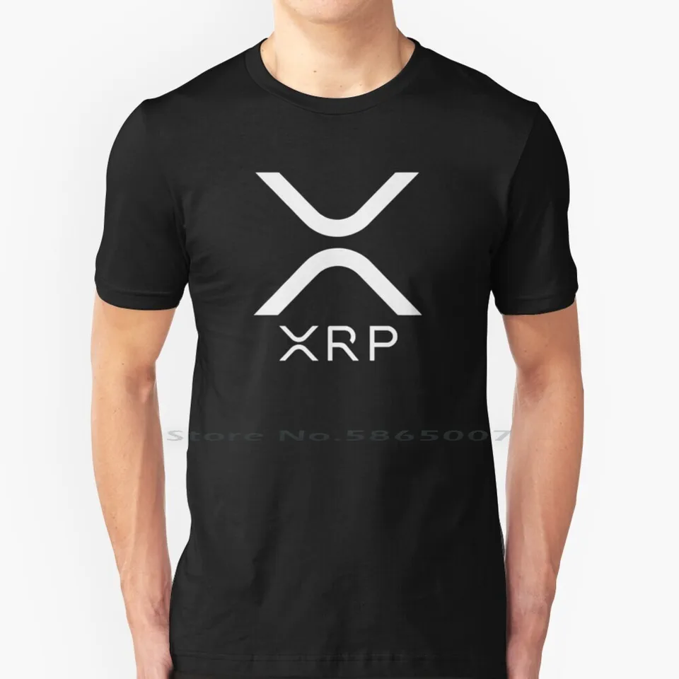 XRP Komunitný dizajn 100% bavlnená košeľa Zvlnenie kryptomeny bitcoin xRP XRP na Mesiac XRP na 589 XRP Crypto XRP