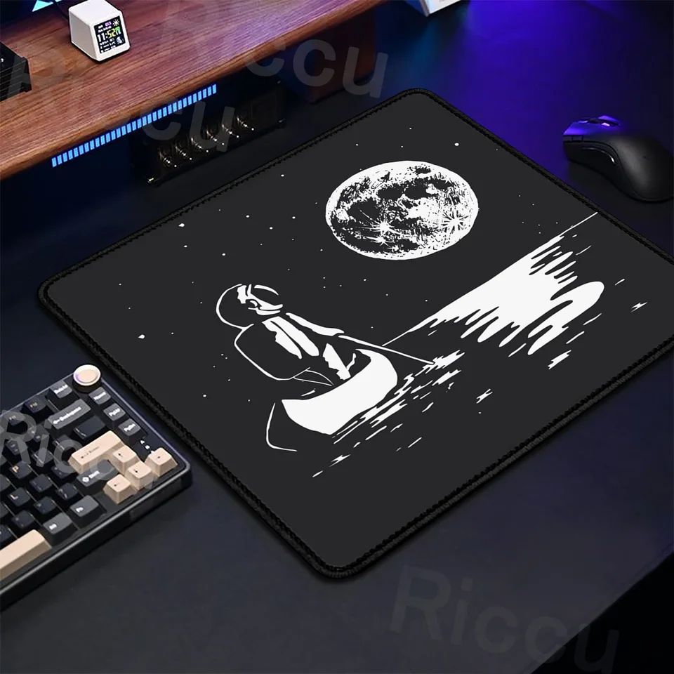 XS Kawaii Space Astronaut Mouse Pad Keyboard Deskmat Mesiac Mice Pad Gaming Accessories Small Desktop Decoder Gamer PC Mausepad