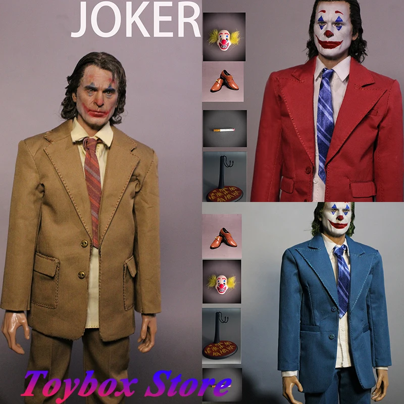 XT001 1/6 Joaquin Phoenix verzia Joker Mini Collectible Figurine Detective Comics Villain Comedian 12 