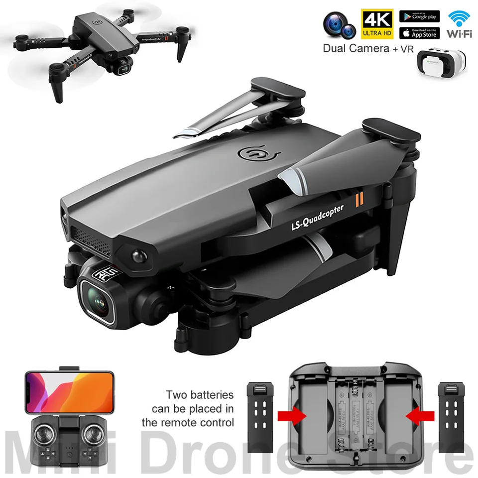XT6 Veľkoobchod RC vrtuľníky hračky darček FPV VR Mini Drone 4K HD Aerial Photography Skladacie kvadrokoptéry s dvojitým fotoaparátom bezplatne návratom