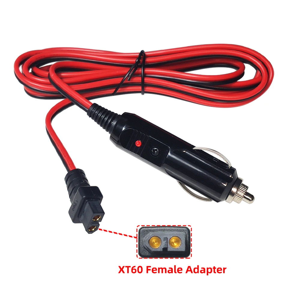 XT60 nabíjačka automobilu pre prenosnú elektráreň ECOFLOW PF Cigaret Univerger Mužská zástrčka do X60 predlžovací kábel adaptéra