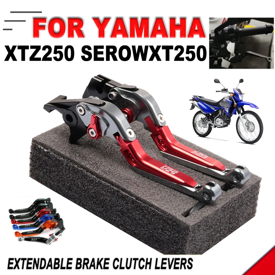 XTZ250 Motocyklové príslušenstvo Nastaviteľné skladacie páky na roztiahnuteľné páky brzdovej spojky pre Yamaha XTZ250 XTZ 250 SEROW XT250 2021 2022