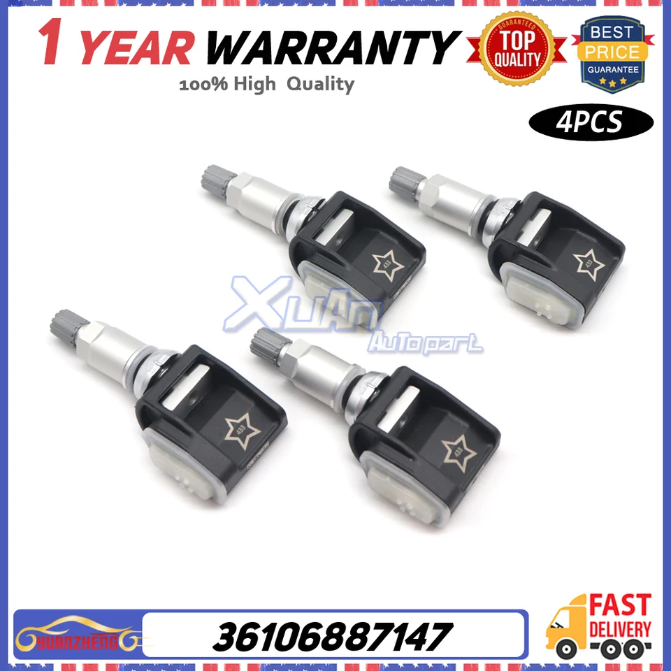 XUAN Monitor tlaku pneumatík TPMS Senzor 36106887147 pre BMW 5 G30 G31 G38 F90 M5 6 G32 GT 7 G11 G12 X3 G01 X4 G02 X5 ROOL ROYCECE
