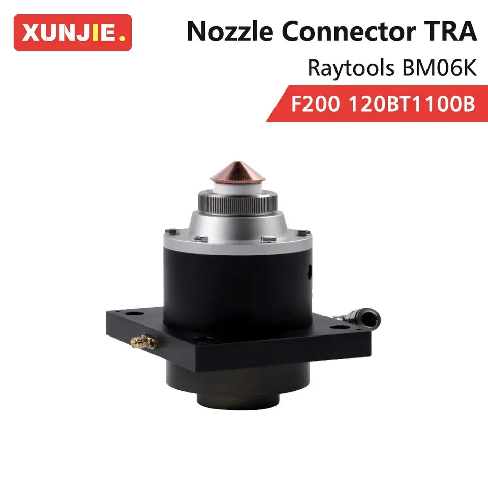 Xunjie raytools bm06k dýza konektor TRA F200 120BT1100B pre Raytools BM06K vlákno laserové rezanie laserovej hlavy