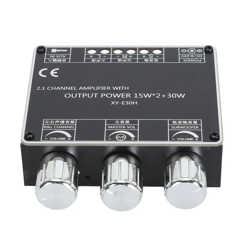 XY E30H 2.1 kanál Bluetooth Power Amplifier Board Control App Control Bluetooth zosilňovač Board Modul pre reproduktor DIY Bluetooth