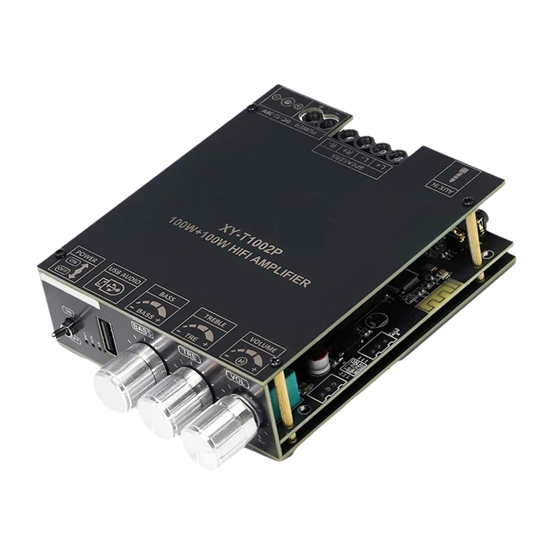 XY-T1002P TPA3221 100WX2 Bluetooth Digital Power Board Subwoofer Subwoofer High Bass Nastavenie zosilňovača s puzdrom