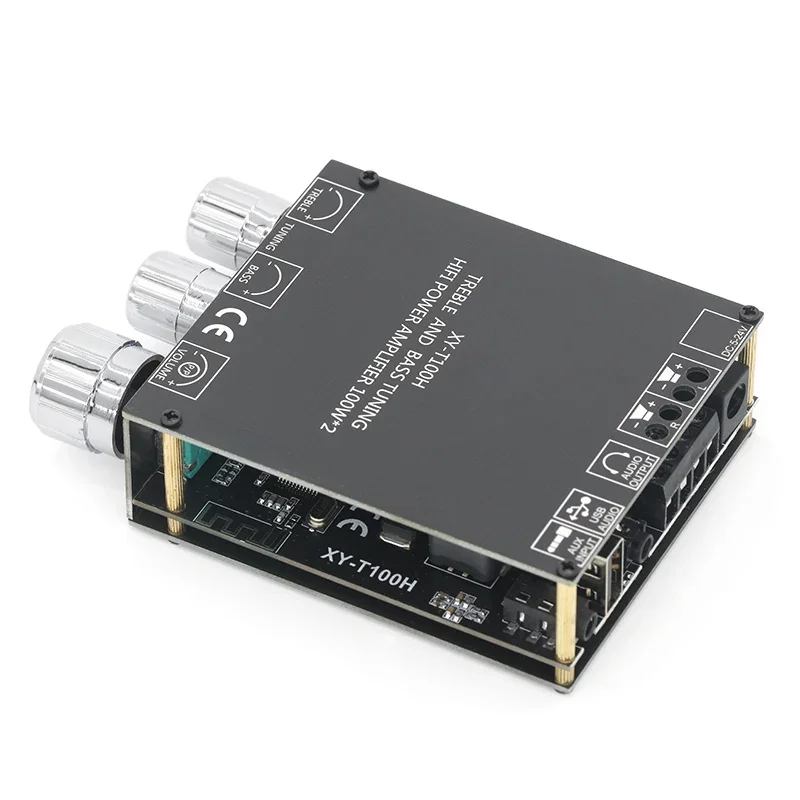 XY-T100H 100W+100W TPA3116D2 Bluetooth 5.0 Power Audio zosilňovač Zosilňovač Zosilňovače Stereofónne výšky a nastavenie basov