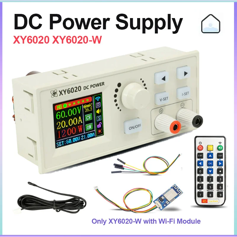 XY6020 XY6020W CNC nastaviteľné napájacie napájacie napájanie Konštantné napätie Konštantný prúd údržba prevodníka 20A/1200W SPEKTULNÝ MODUL