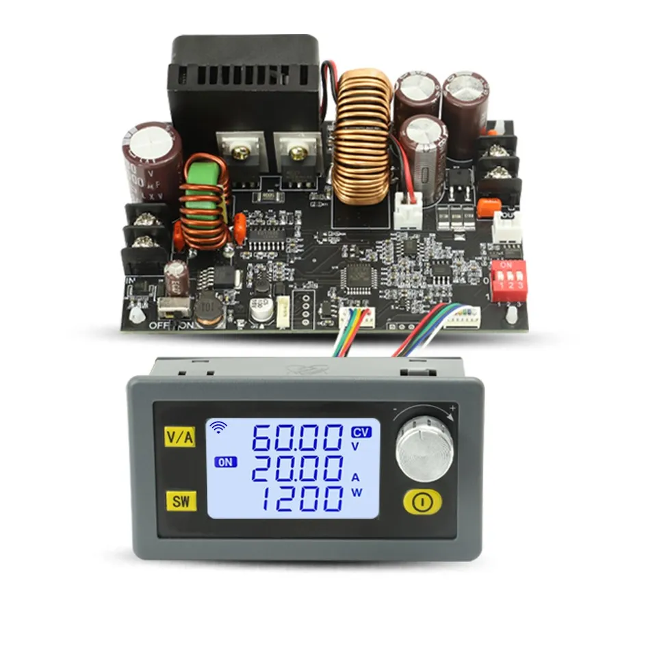 XY6020L 1200W CNC napätie regulátor napájania DC DC Nastaviteľné stabilizované 20A Konštantné napätie Konštantné prúd