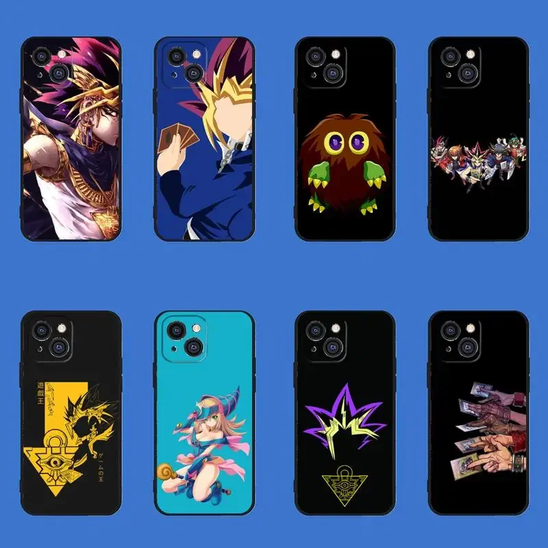 Y-yu gi oh puzdro na herné karty pre iPhone 11 12 Mini 13 14 15 Pro xs max x xr 6 7 8 plus čierna škrupina