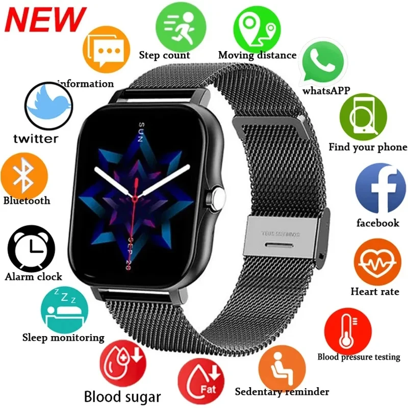 Y13 Smart Watch IP67 Bluetooth Fitness Tracker Sport srdcový rytmus Monitor krvný tlak Y20 Smartwatch pre Android iOS PK P8 PLUS