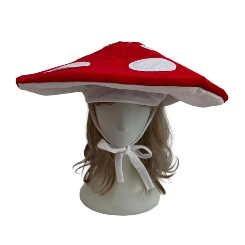 Y1ub hravý klobúk plyšový pokrývka hlavy pre cosplay halloween párty oblečenie klobúkového klobúku