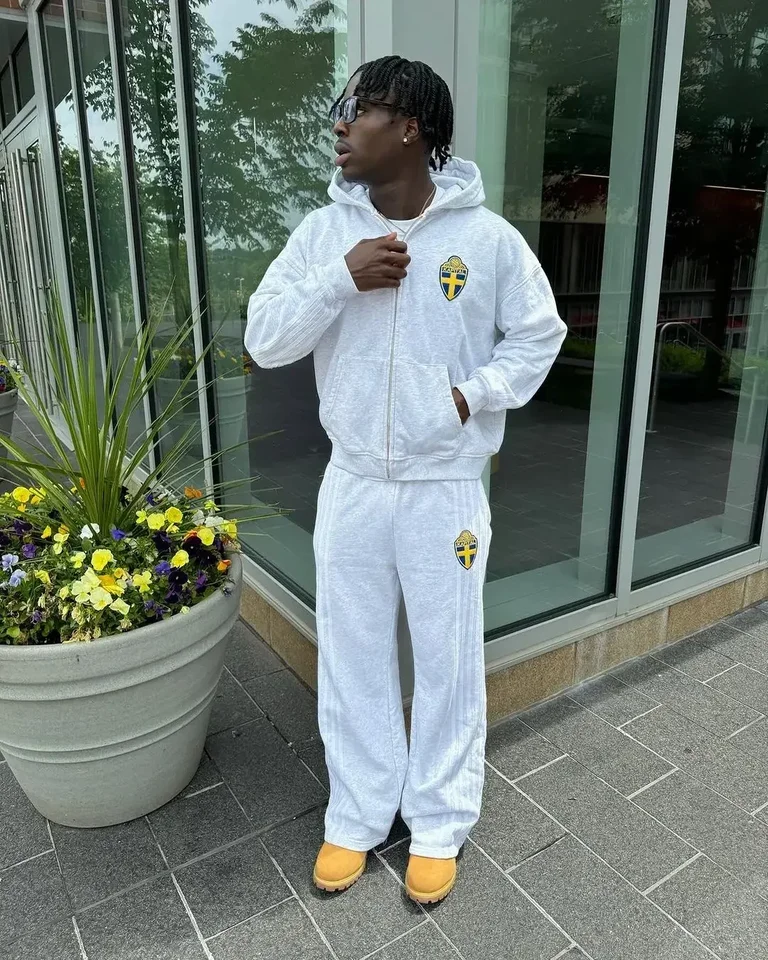 Y2K Fashion Men Strhirt muži obleky oblečenie letné jesenné basketbal príležitostné športové oblečenie s kapucňou Sportswear Sportswear