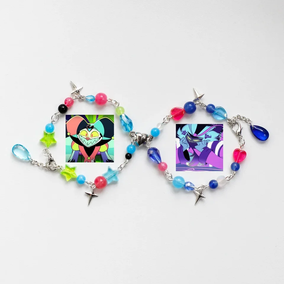 Y2K Jewelry Asmodeus + Fizzarolli inšpirovaný priateľstvo - ručne vyrábané šperky inšpirované helluvabossom