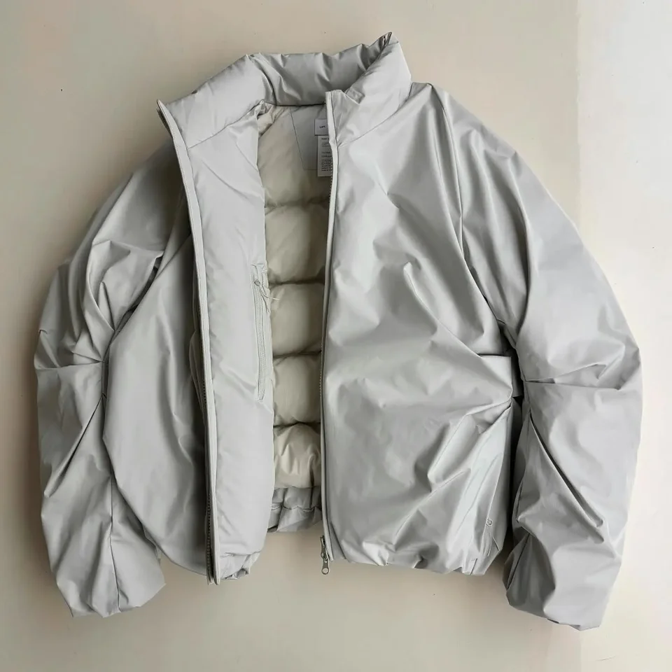 Y2K New American Retro Cotton Padded bunda bavlnená bunda Men Winter High Street Down Jacket Loose a Universtabe