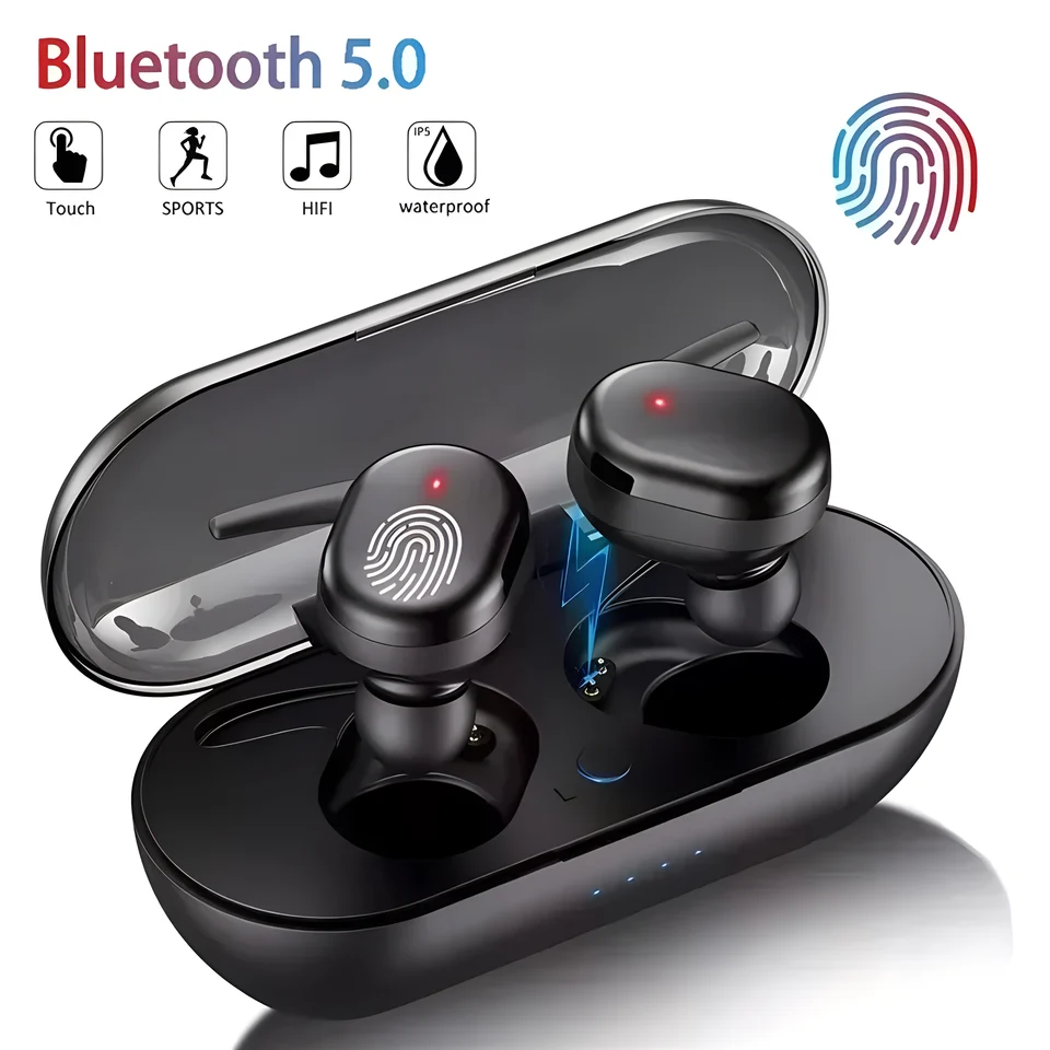 Y30 TWS Bluetooth 5.0 Slúchadlá Sports Touch Wireless Serfones Sure s mikrofónom Handfree