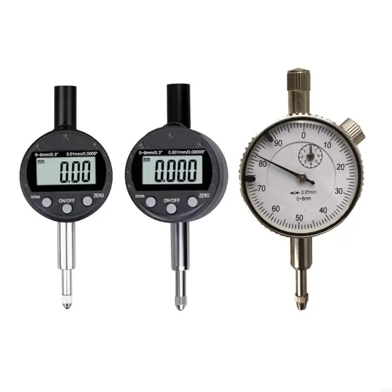 Y5GD Modernovaný elektronický digitálny indikátor meradiel meradiel 0-0,3 palca/8 mm 0,01 mm/0,0005 