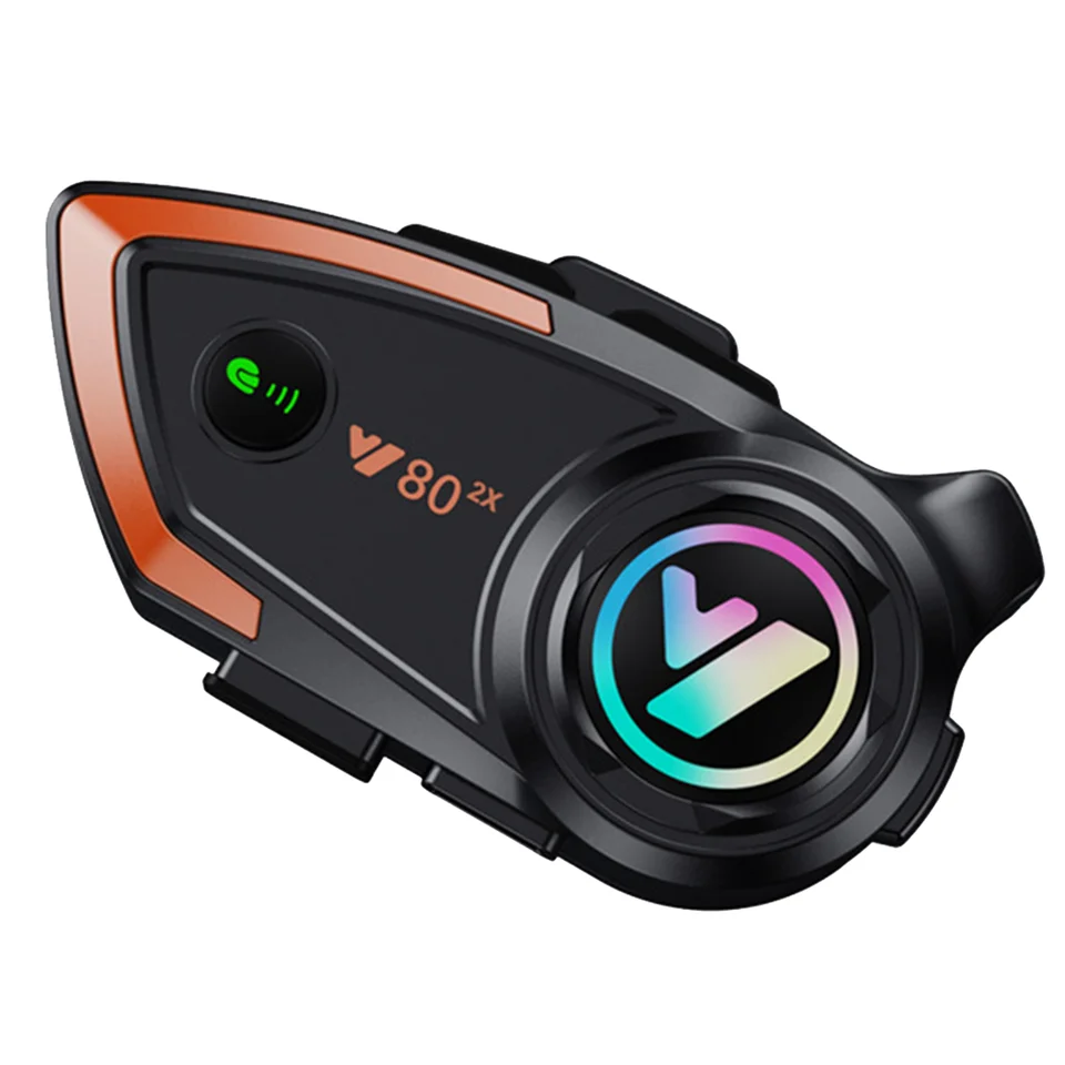 Y80 2X Motorcycle Helma Bluetooth Headset Witerproof Redukcia hluku Hands-free call car bluetooth headset