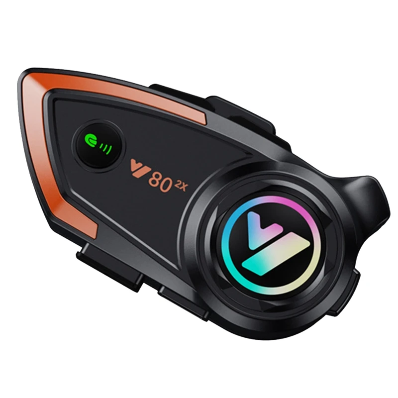 Y80 2X Motorcycle Helma Bluetooth Headset Witerproof Redukcia hluku Hands-free Hand Car Bluetooth Headset Univerzálne odolné