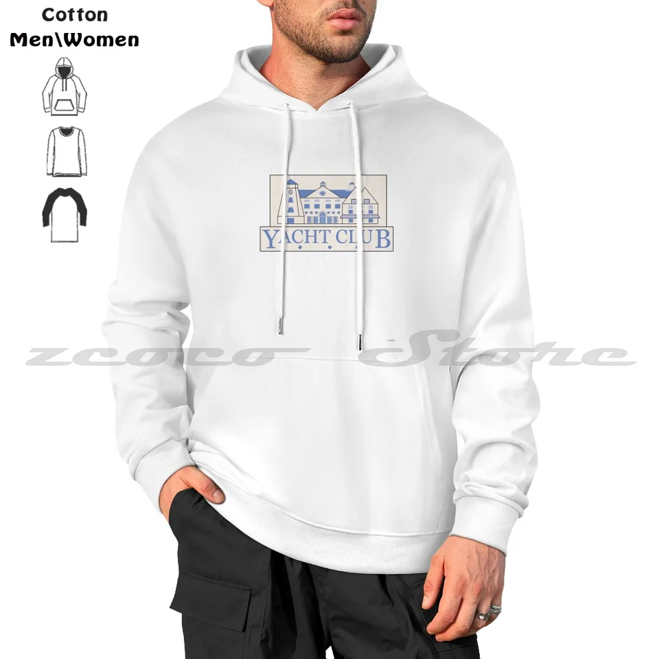 Yacht Club Men Dámske módne bavlnené mikina mikiny sveta jacht klub jacht klubové letovisko Resort Resort Resort