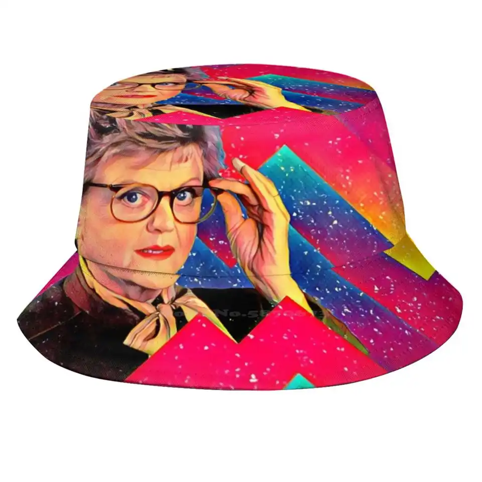 Yas to Queen Fletcher Causal Cap Buckets Hat Fletcher JB Fletcher vražda, ktorú napísala Angela Lansbury Cabot Cove 80s TV 90. roky