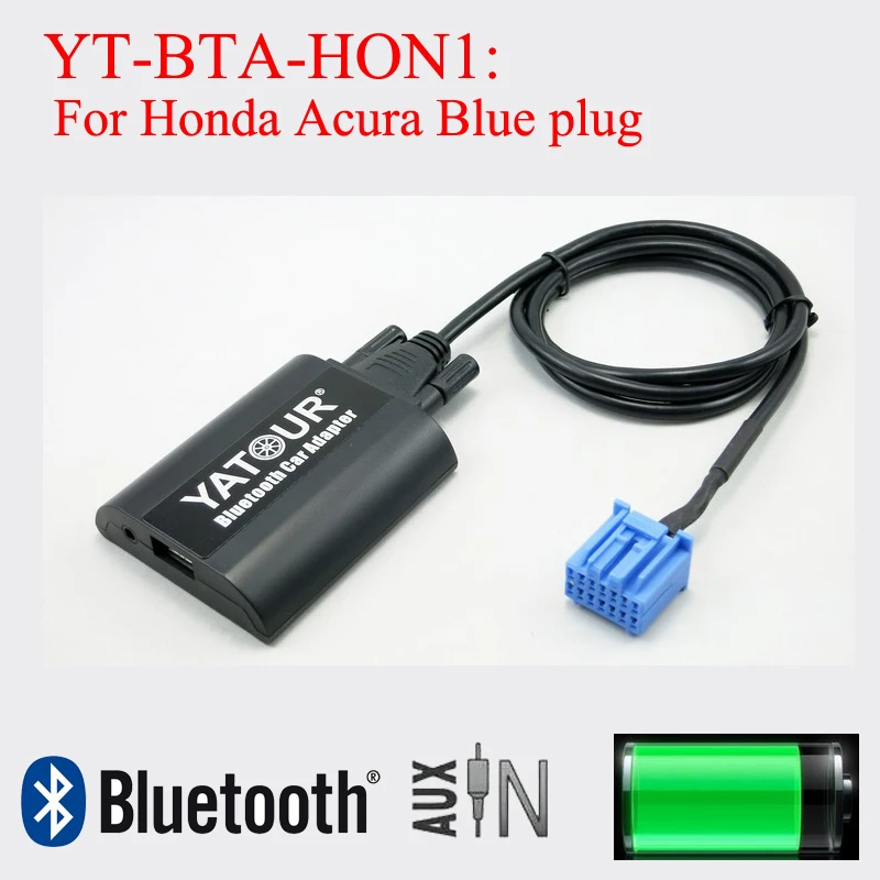 Yatour Car Radio Bluetooth Kit Adapter pre streamovanie hudby pre pilot Honda Accord Civic Crv Odyssey Pilot