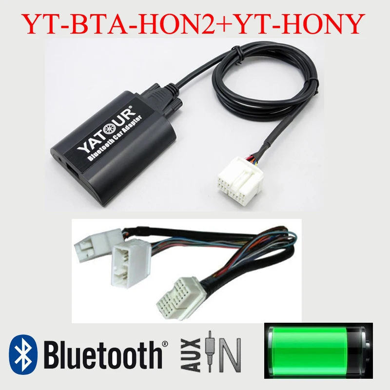 Yatour YT-BTA Bluetooth Adapter pre Acura Honda 2.4 Accord Civic CRV Odyssey Pilot Radios s navigačným systémom