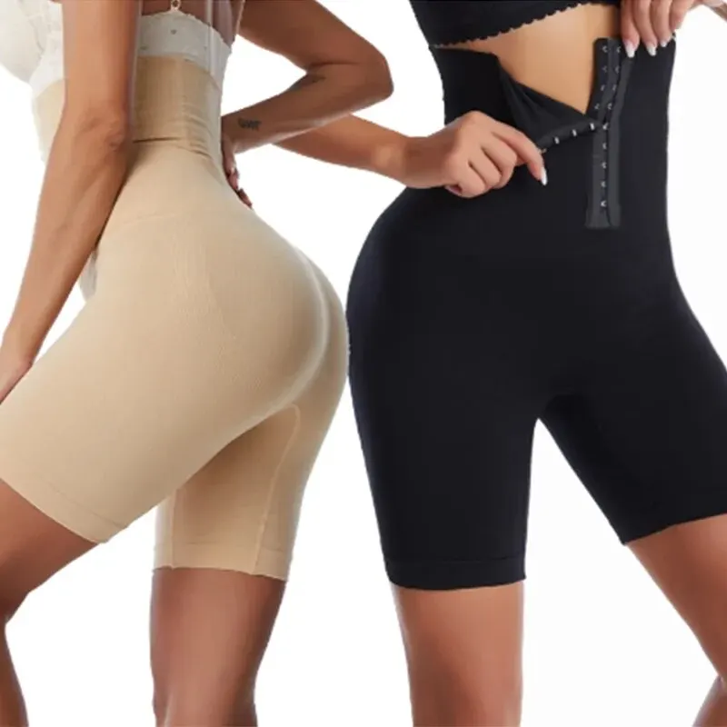 YBFDO žena s vysokým pásom nohavičky Body Shaper brucho Znižovanie plášťa ploché brucho ovládacie prvky Shapewear Bet Butt Lifter Fitness Shorts