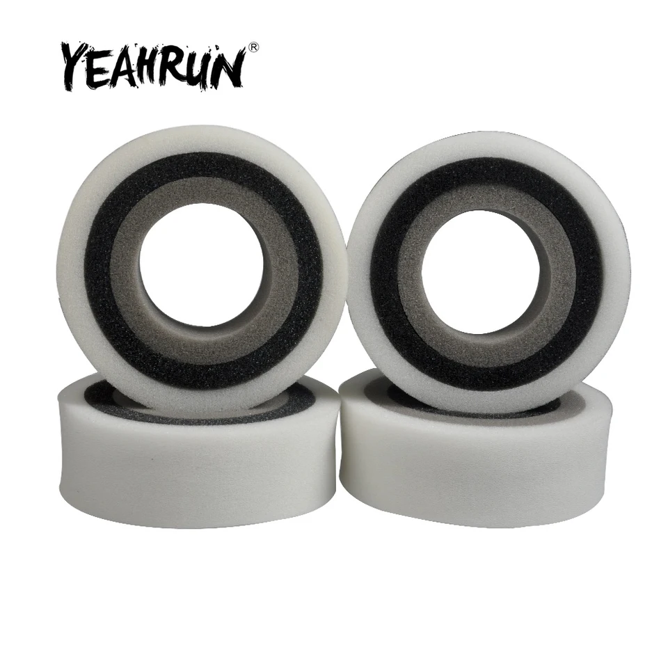Yeahrun 2/4ks 55 ~ 119 mm vložte penovú špongiu pre axiálny SCX10 90046 TRX4 1/10 RC Crawler Car Truck 1,9 palca