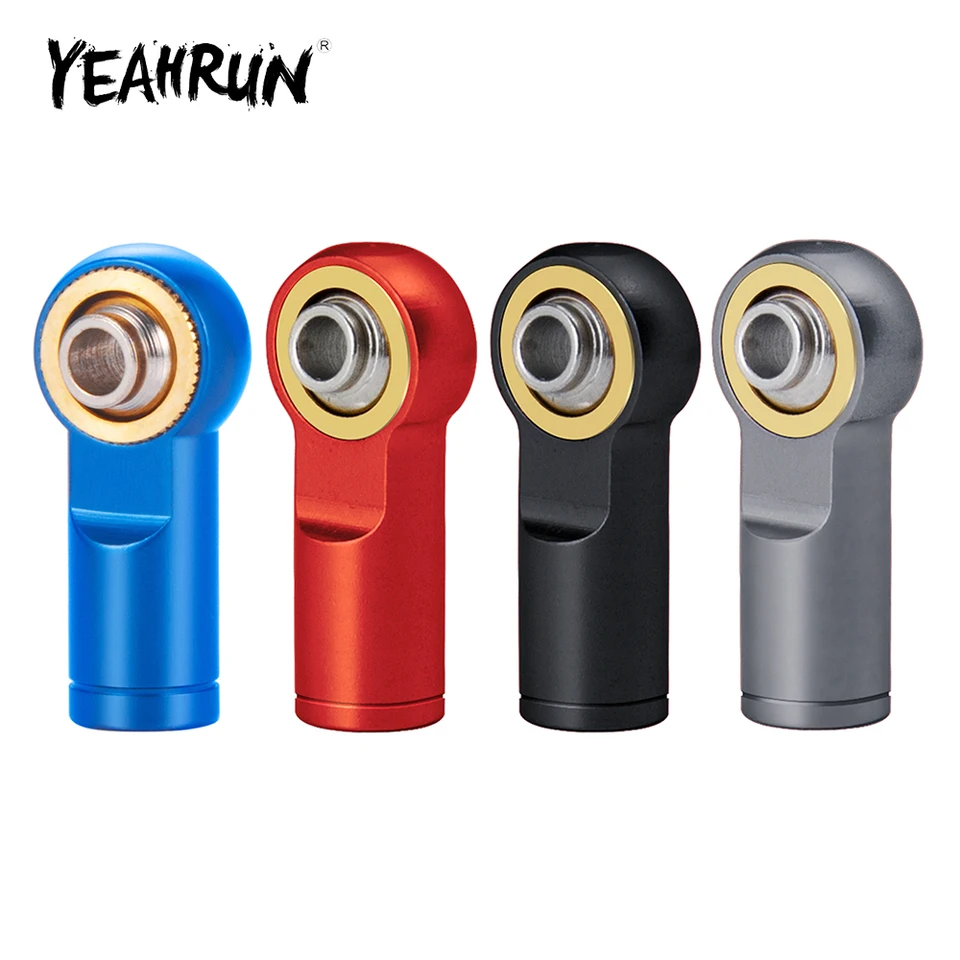 Yeahrun 5ks hliníková zliatina M4 M4 Link Rod Ball Ends Head CCW pre Trx4 TRX-4 Axiálny SCX10 II 90046 1/10