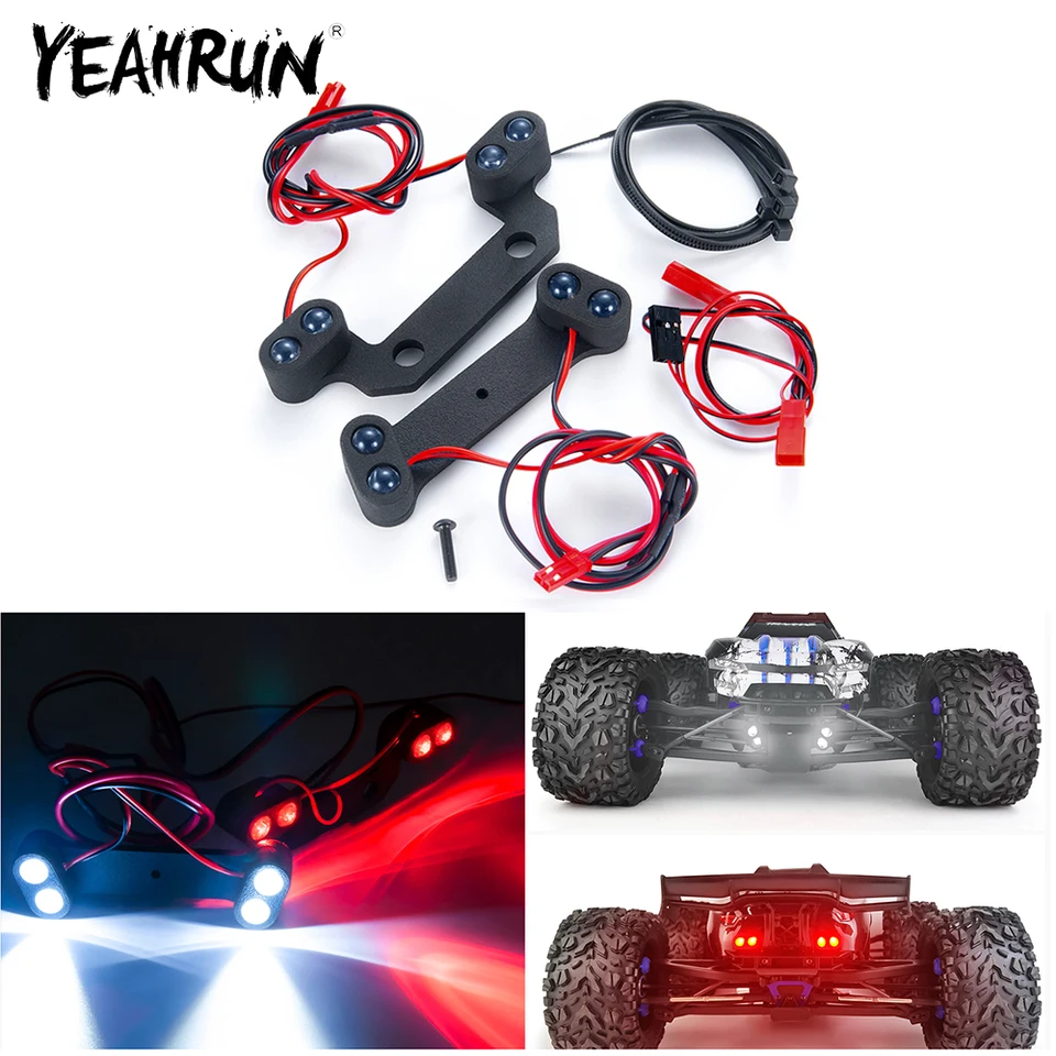 Yeahrun svetlometový LED svetlá LED set pre E-Revo 2.0 VXL 86086-4 1/10