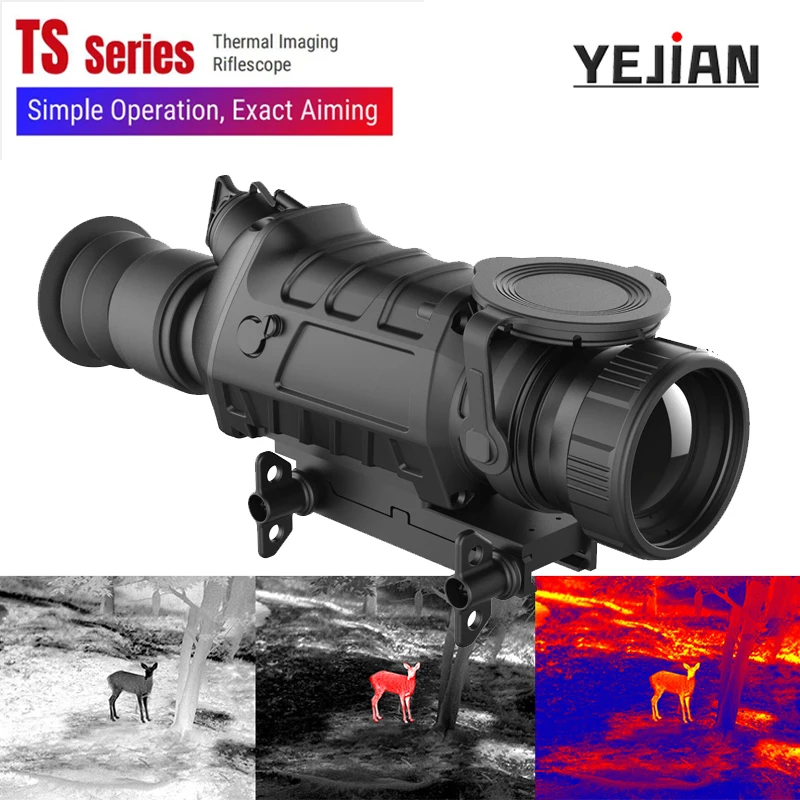 YEJIAN TERMAL SPOCE MONOCULLE TERMAL NIGHT VISION Zobrazovanie pre lov pušky TS425 TS435 TS450 IR rozlíšenie 400x300