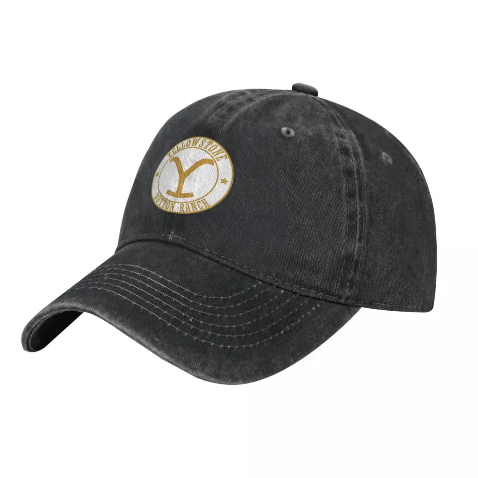 Yellowstoned Dutton Ranch Baseball Cap Logo Národný park Outdoor Sun Hip Hop Dad Klobú