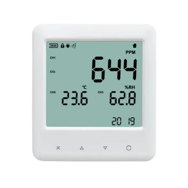 YEM-40C DIGITÁLNE CO2 MONILOM TERMOMEMOMER a HYGROMETER