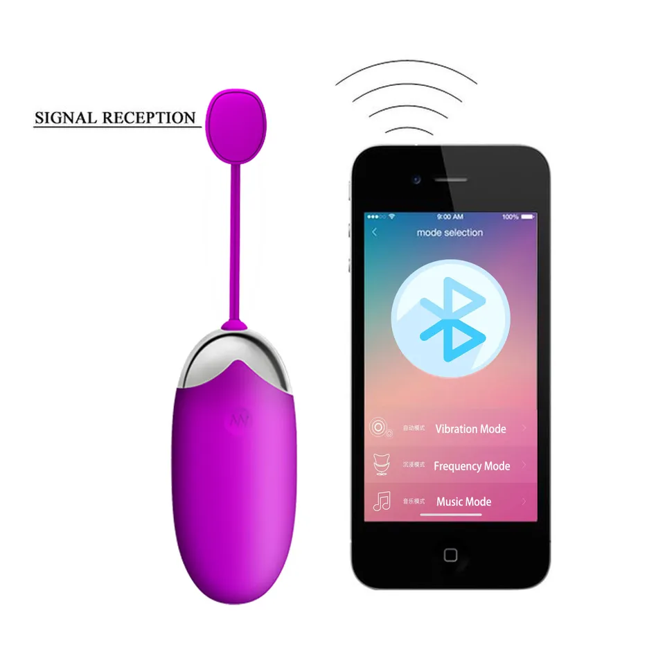 Yema Bluetooth Wireless Vibrator Sex Hračky pre ženy USB Nabíjateľná aplikácia Diaľkové ovládanie Jump Sump Egg Dospelé ženské sexy výrobky Shop