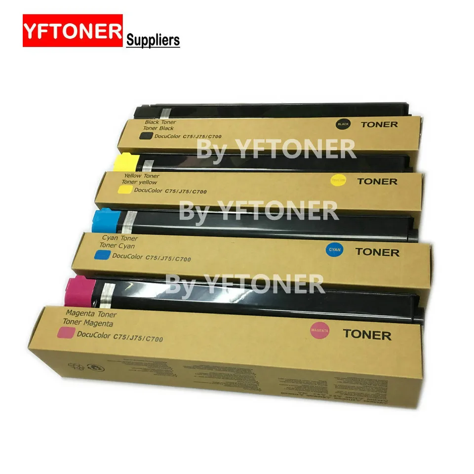 Yftoner Toner Cabtridge pre Xerox 700 700i J75 C75 006R01375 006R01376 006R01377 006R0138 Časť tlačiarne