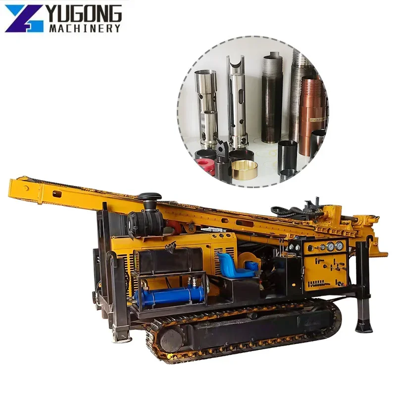 YG výstupný hydraulický otvor vŕtačka vŕtačka vŕtačka Cena mleté ​​pôda Geologický prieskum voda Well Driving Rig Dodávateľ