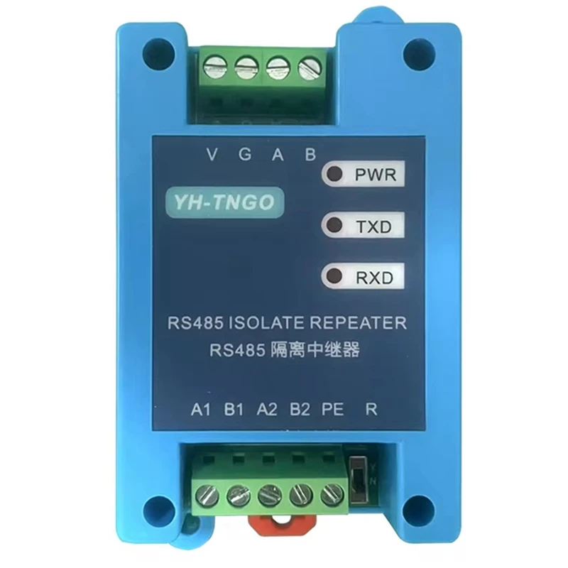 YH-TNGO 485 opakovač HUB 2-port RS485 Komunikačný izolačný modul zosilňovač signálu