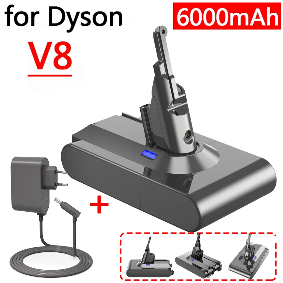 YH5 pre batériu Dyson V8 21,6V Batter pre Dyson V6 V7 V8 V10 Series SV12 DC62 SV11 SV10 Handheld VACUAM VICKAPRÁTKA NÁKLADA BATTER