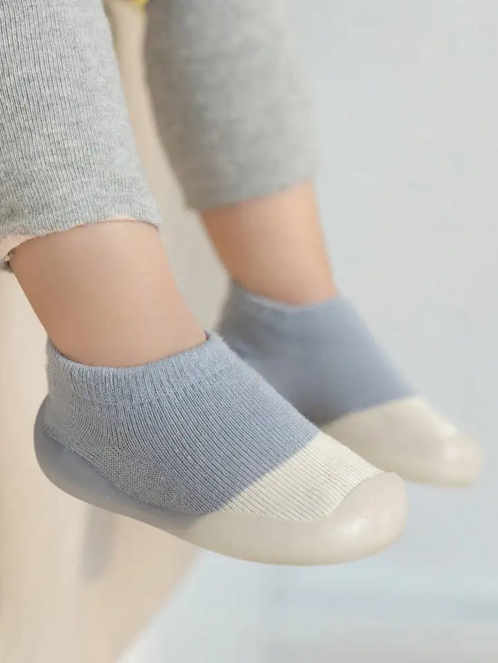 Yibubu Baby batoľa prvé chodecká dojčatá Dievčatá Dievčatá deti Detské gumové mäkké podlahy podlaha bosé neformálne topánky pletené topánky proti šmyku